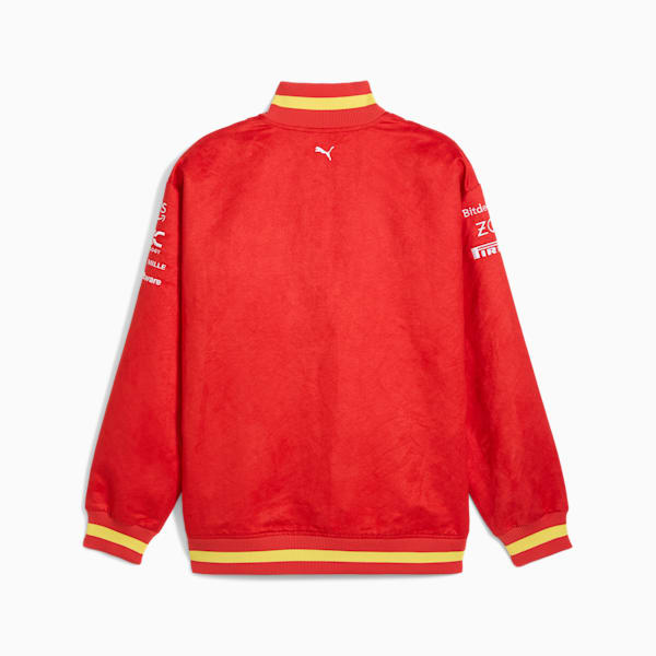Scuderia Ferrari Team Men's Varsity Jacket, Burnt Red, extralarge