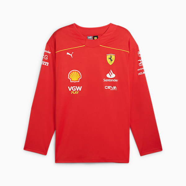 Jersey de hockey para hombre Scuderia Ferrari Team, Burnt Red-CS, extralarge