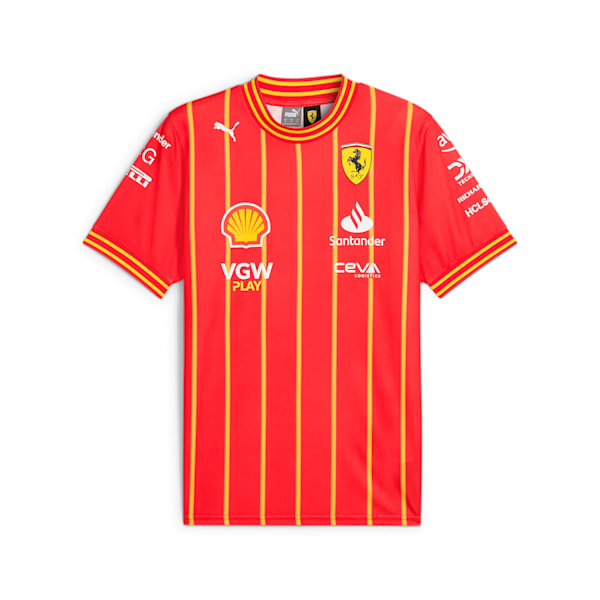 メンズ フェラーリ チーム サッカー ジャージシャツ, Burnt Red, extralarge-JPN
