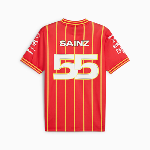 Jersey de fútbol Scuderia Ferrari Team para hombre, Burnt Red-CS, extralarge