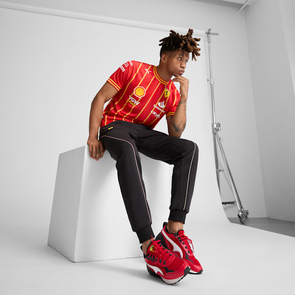 Scuderia Ferrari Team Men's Soccer Jersey, Burnt Red-CS, extralarge