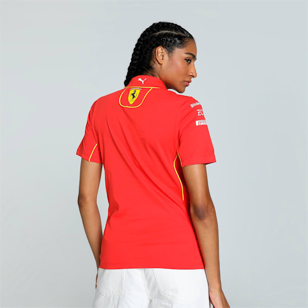 Scuderia Ferrari Team Women's Polo, Burnt Red, extralarge-IND