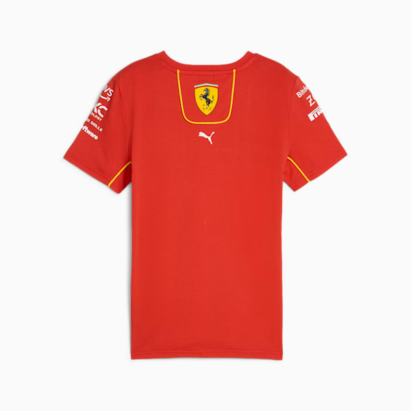 Scuderia Ferrari 2024 Replica Collection Big Kids' Tee, Burnt Red, extralarge
