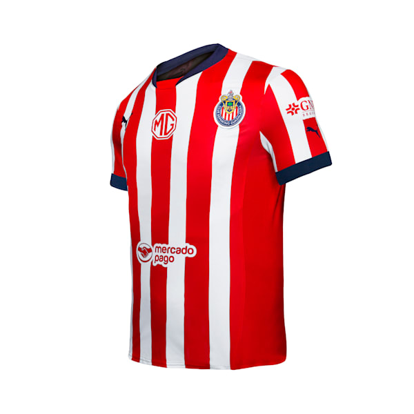 Chivas 24/25 Home Replica Big Kids' Soccer Jersey, PUMA Red, extralarge