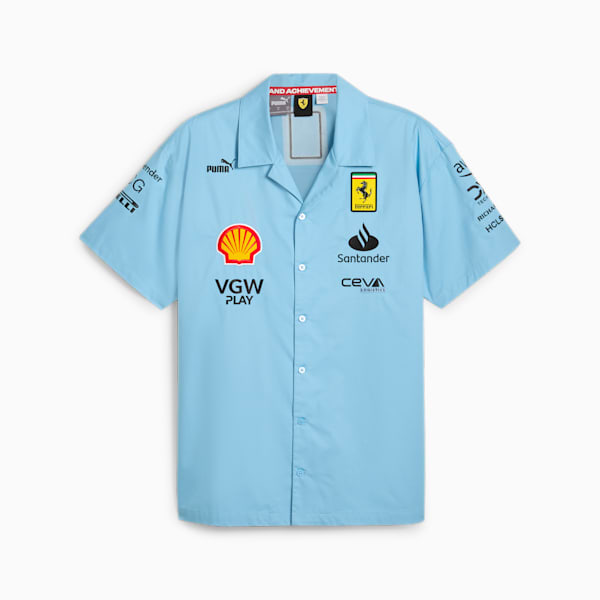 Scuderia Ferrari Team Miami Men's Shirt, Lazor Blue, extralarge-IDN