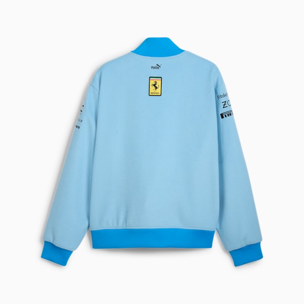 Chamarra colegial para hombre Scuderia Ferrari Team Miami, Lazor Blue, extralarge