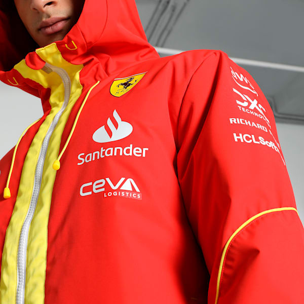 Scuderia Ferrari Team Pro Men's Motorsport Jacket, Burnt Red, extralarge-IND