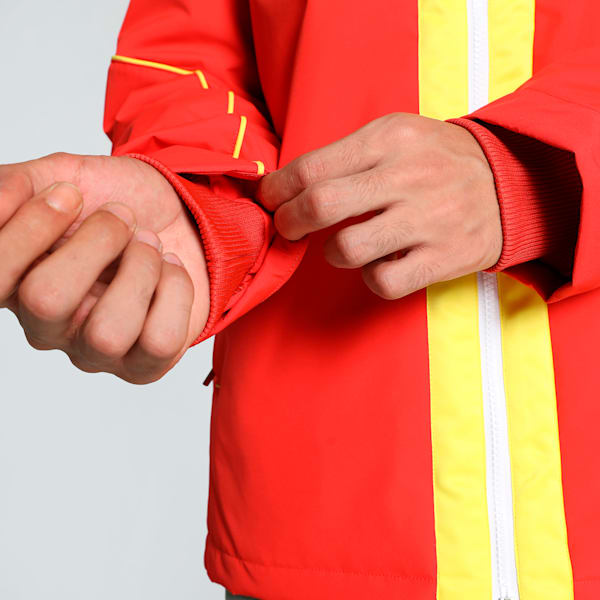 Scuderia Ferrari Team Pro Men's Motorsport Jacket, Burnt Red, extralarge-IND