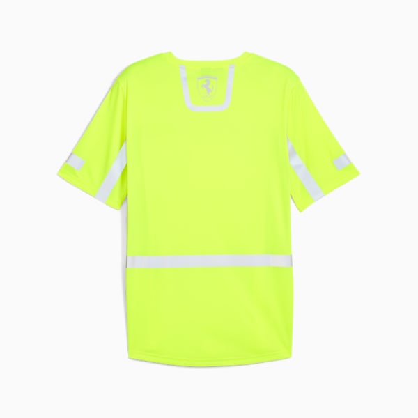 Scuderia Ferrari Team Setup Men's Tee, Yellow Alert, extralarge
