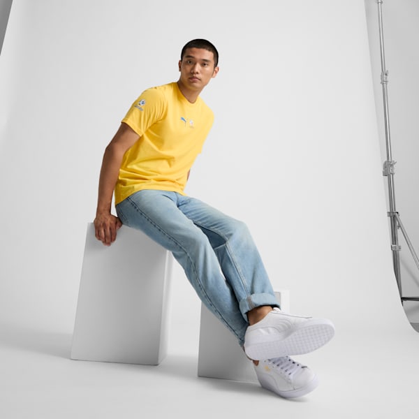 PUMA CONMEBOL Copa América 2024 Brazil Men's Tee, Pelé Yellow, extralarge