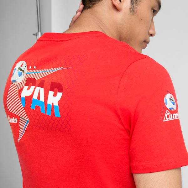 PUMA CONMEBOL Copa América 2024 Paraguay Men's Tee, PUMA Red, extralarge