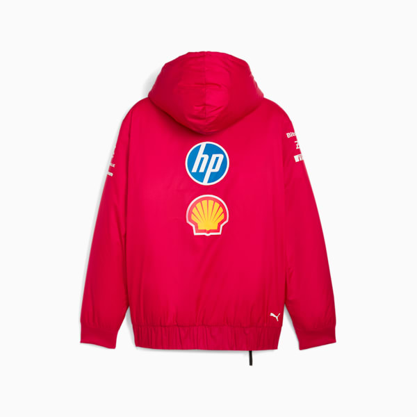 Scuderia Ferrari Team Men's Motorsport Reversible Jacket, Dark Cherry, extralarge-IND