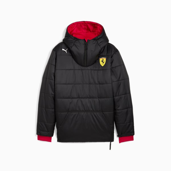 Scuderia Ferrari Team Men's Motorsport Reversible Jacket, Dark Cherry, extralarge-IND