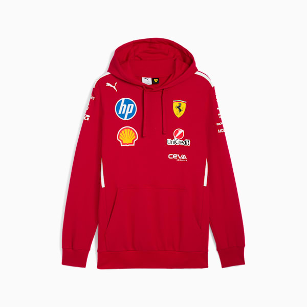 Scuderia Ferrari 2025 Team Men's Hoodie, Dark Cherry, extralarge