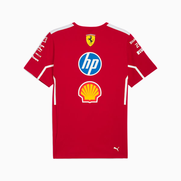 Scuderia Ferrari 2025 Team Men's Tee, Dark Cherry, extralarge