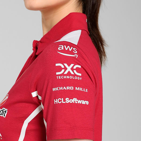 Scuderia Ferrari 2025 Team Women's Motorsport Polo, Dark Cherry, extralarge-IND