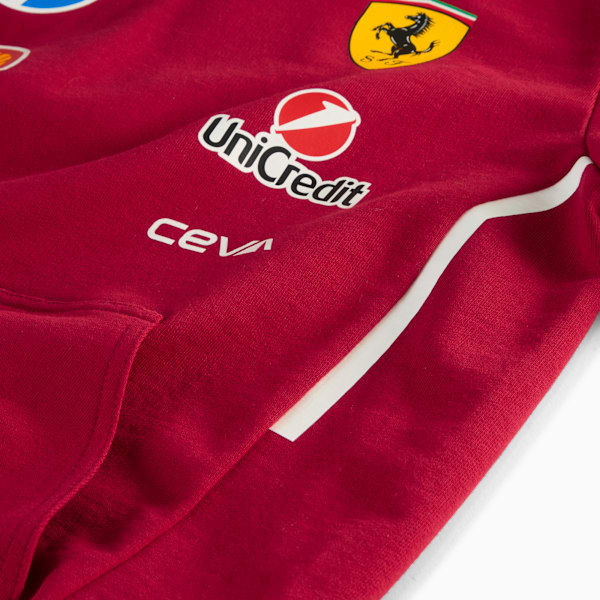 Scuderia Ferrari 2025 Team Youth Motorsport Hoodie, Dark Cherry, extralarge-IND