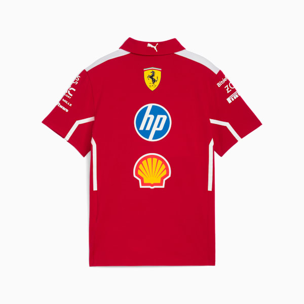 Scuderia Ferrari 2025 Team Youth Motorsport Polo, Dark Cherry, extralarge-IND