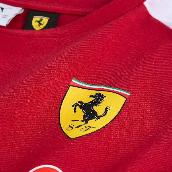Scuderia Ferrari 2025 Team Youth Motorsport Tee, Dark Cherry, extralarge-IND