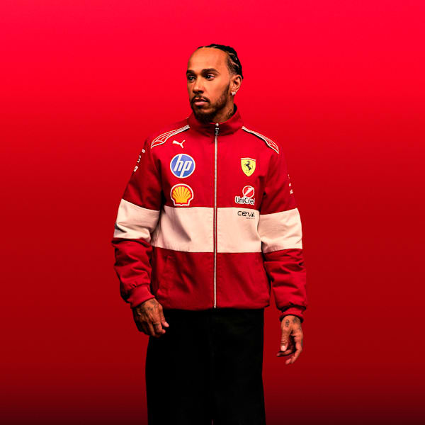 Scuderia Ferrari Team Men's Motorsport Racing Jacket, Dark Cherry, extralarge-IND