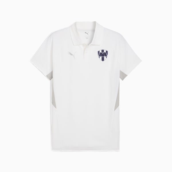 Polo para hombre CF Monterrey EVOSTRIPE, PUMA White-PUMA Silver, extralarge