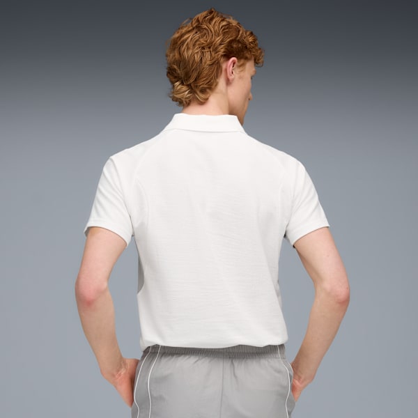 Polo para hombre CF Monterrey EVOSTRIPE, PUMA White-PUMA Silver, extralarge