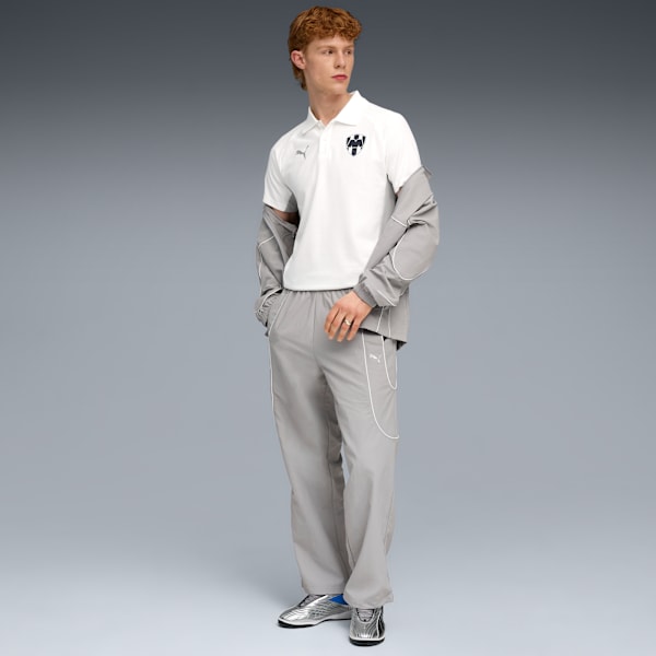 Polo para hombre CF Monterrey EVOSTRIPE, PUMA White-PUMA Silver, extralarge