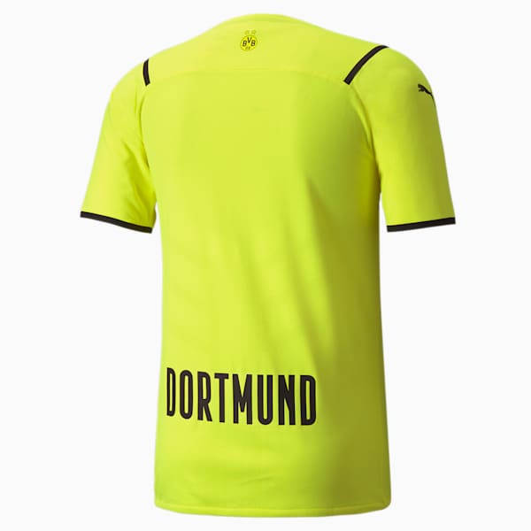 BVB Cup Authentic Men's Jersey 21/22, Safety Yellow-Puma Black