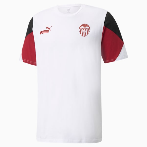 Valencia CF FtblCulture Men's Football Tee, Puma White-Puma Black
