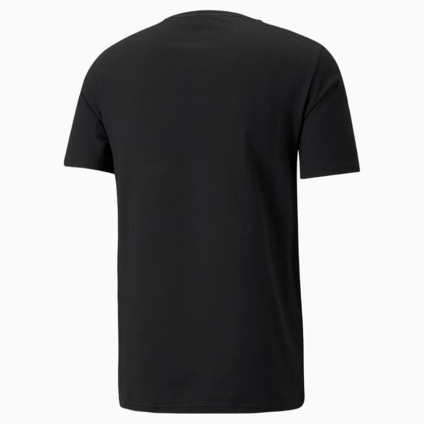 AC Milan Football Core Men's T-Shirt, Puma Black-Tango Red, extralarge-IND
