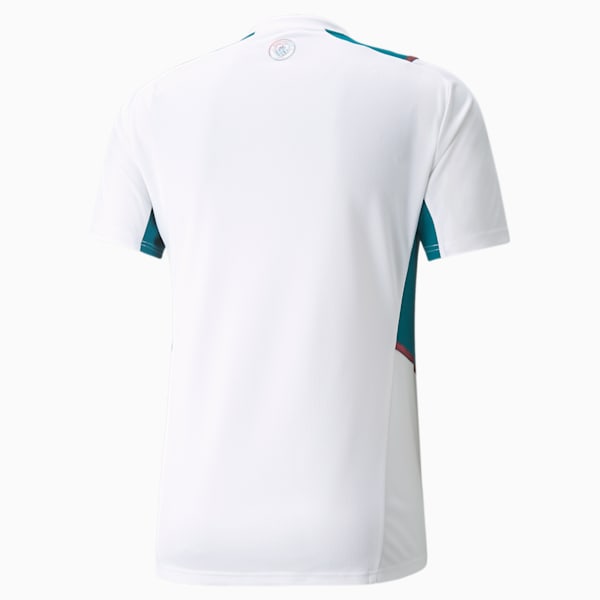 Manchester City Training Men's Jersey, Puma White-Ocean Depths, extralarge-IND