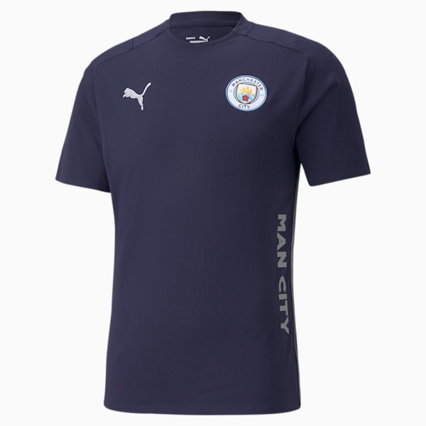 マンチェスター シティー MCFC カジュアル 半袖 Tシャツ, Peacoat-Quarry, extralarge-JPN