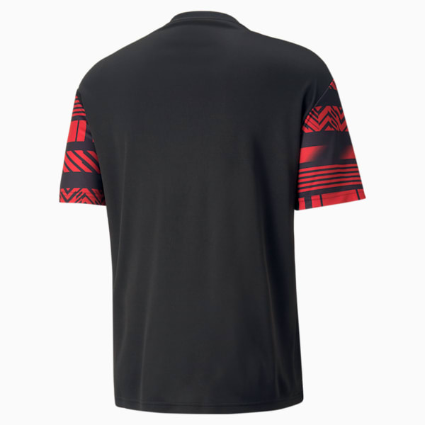 Camiseta ACM FtblHeritage de hombre, Puma Black-Tango Red
