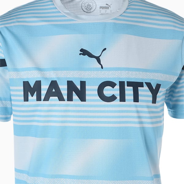 メンズ マンチェスター シティー MCFC プレマッチ ユニフォーム, Heather-Peacoat, extralarge-JPN