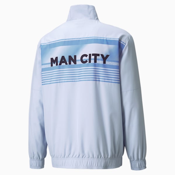Man City Prematch Men's Soccer Jacket, Heather-Peacoat