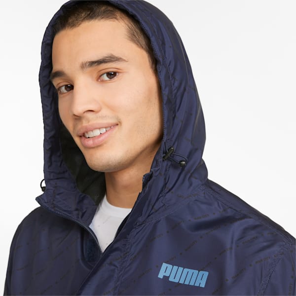 Man City FtblLegacy Men's Regular Fit Windbreaker, Peacoat, extralarge-IND