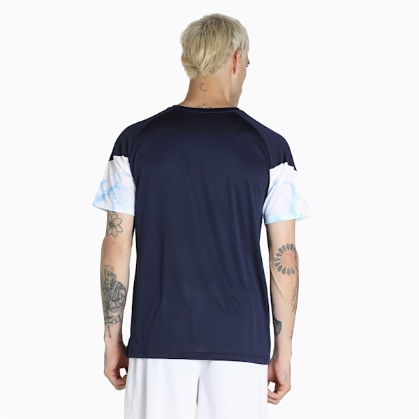 Manchester City Iconic MCS Men's   T-shirt, Peacoat-Puma White
