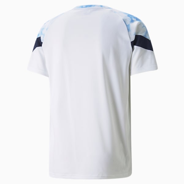 Manchester City Iconic MCS Men's   T-shirt, Puma White-Team Light Blue, extralarge-IND