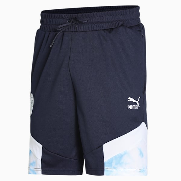 Manchester City Iconic MCS Mesh Men's Shorts, Peacoat-Puma White, extralarge-IND