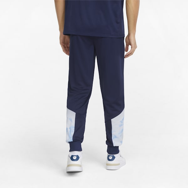 Manchester City Iconic MCS Men's  Track Pants, Peacoat-Puma White