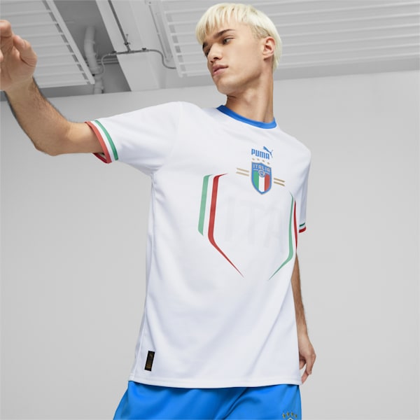 Italy Away 22/23 Men's Replica Jersey, Puma White-Ultra Blue, extralarge-IND