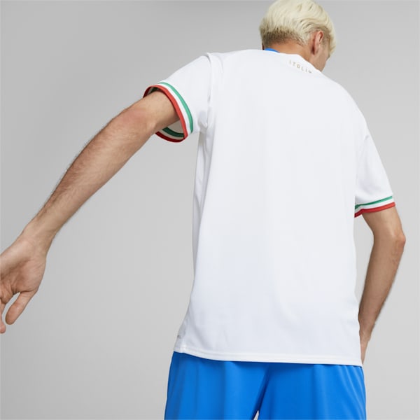 Italy Away 22/23 Replica Men's Jersey, Puma White-Ultra Blue