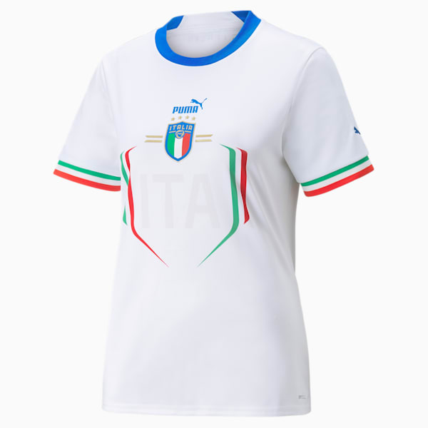 Italy Away 22/23 Replica Jersey Women, Puma White-Ultra Blue