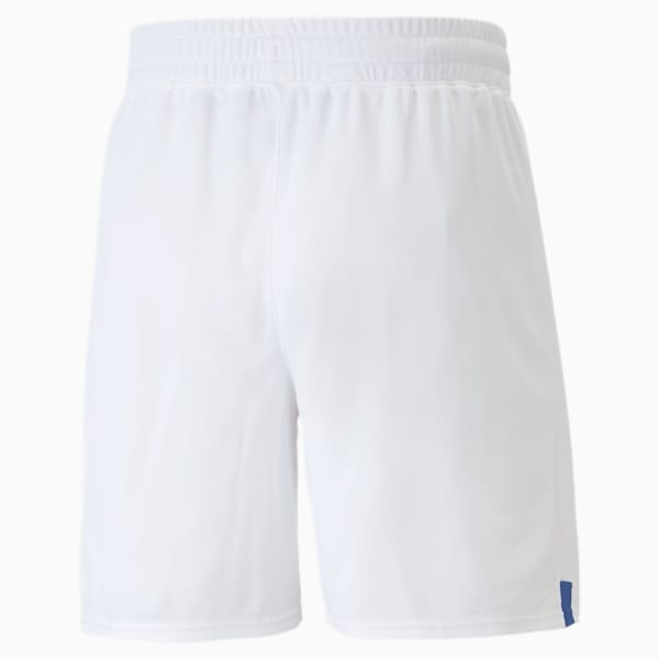 Shorts para hombre réplica de Italia 22/23, Puma White-Ignite Blue, extralarge