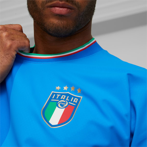 Italy Home 22/23 Authentic Men's Jersey, Ignite Blue-Ultra Blue