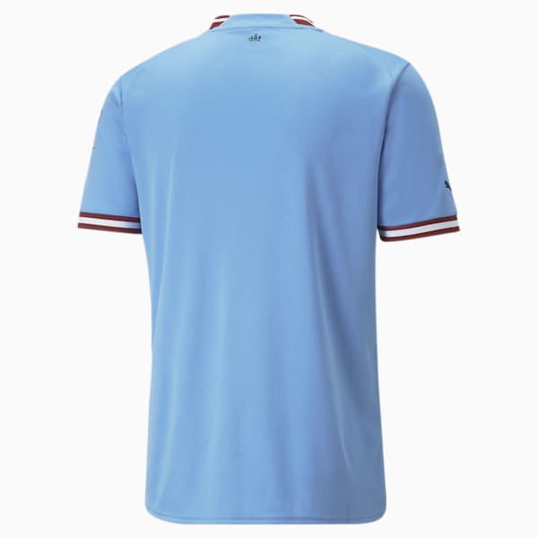 Manchester City F.C. Home Men's Replica Jersey, Team Light Blue-Intense Red, extralarge-AUS