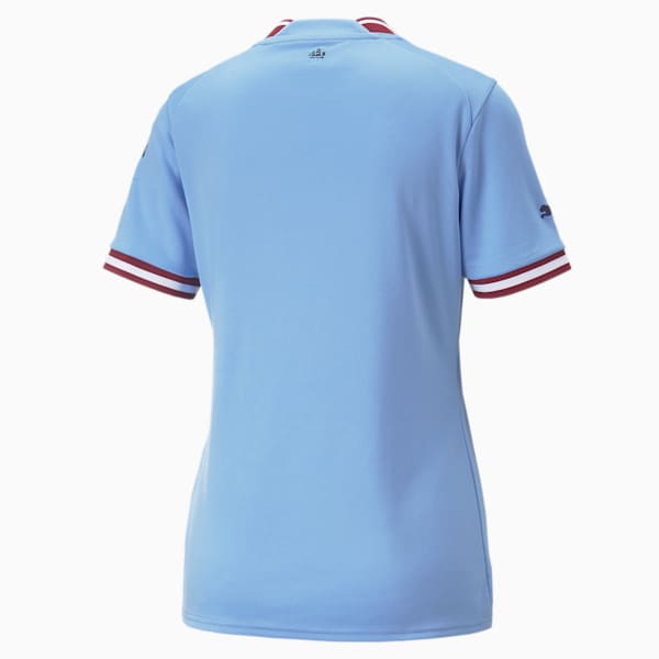Manchester City F.C. Home Women's Regular Fit Replica Jersey, Team Light Blue-Intense Red, extralarge-IND