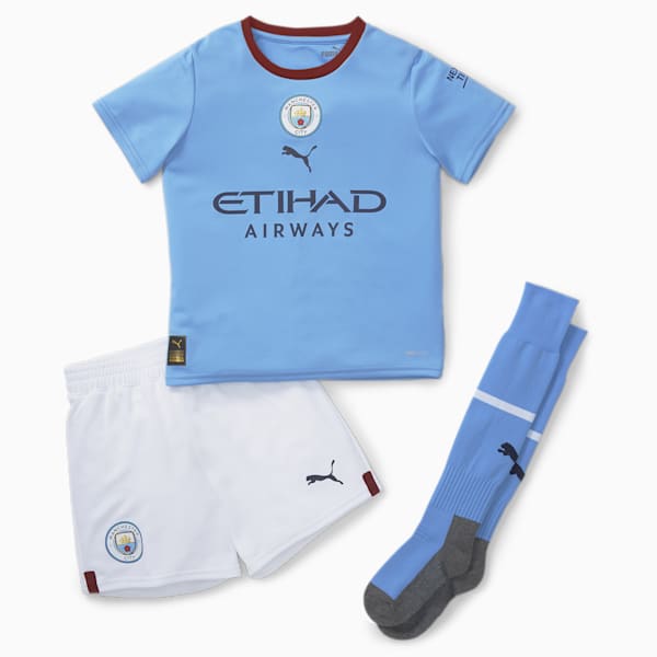 Manchester City F.C. Home 22/23 Mini Kit, Team Light Blue-Intense Red, extralarge-GBR