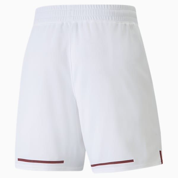 Shorts para hombre réplica del Manchester City F.C.22/23, Puma White-Intense Red, extralarge