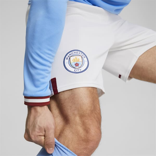 Manchester City F.C. '22/'23 Replica Men's Shorts, Puma White-Intense Red, extralarge